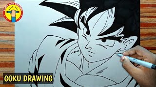 How to draw Goku easy step by step
