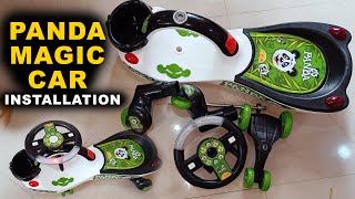 Panda Magic Car Unboxing And Installation - Panda Magic Car Assembly