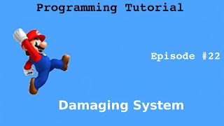 "Java Programming Tutorial" | "Super Mario Game" #22 | Damaging System