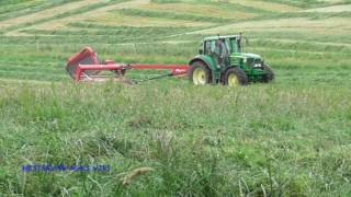 Mowing For Silage_John Deere 6830 \u0026 Kverneland Taarup Mower (2017)