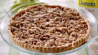 Apple Pecan Crumb Tart | Domino® Golden Sugar