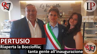 PERTUSIO – Riaperta la Bocciofila; tanta gente all’inaugurazione