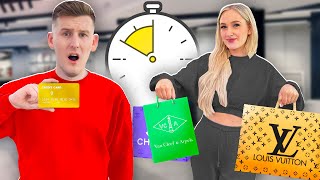 I GAVE MY GIRLFRIEND £1,000 TO SPEND IN 1 HOUR!! (BUY ANYTHING YOU WANT)