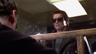 I'll be back Police station assault   The Terminator Open Matte, Remastered