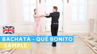 Sample Tutorial: Que Bonito - Bachata | Wedding Dance ONLINE