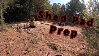 Can Mini Ex (and me) handle shed pad prep?