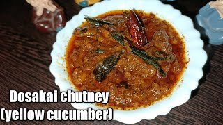 Dosakai chutney Recipe (yellow cucumber)// Anjum's Kitchen