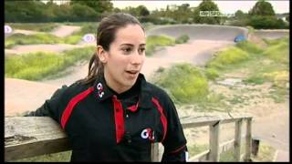 Mariana Pajon visits London for the BMX test event ahead of London 2012