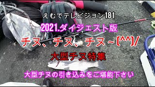 えむでテレビジョン181　2021.ダイジェスト版　チヌ、チヌ、チヌ～(^^)/大型チヌチヌを釣り上げる特集　大型チヌの引き込みと取り込みをご堪能くださいませ～(^^♪　「＃かかり釣り」「＃チヌ釣り」