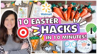 You've gotta try these 10 FAST Easter Decor Hacks + DIYs! 🥕  PLUS Free Easter Printables!