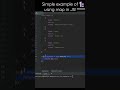 Simple Example of Map in JS! #arraymethods #javascripttutorials #javascript