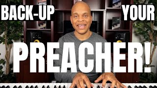 Advanced Preacher Chords In Eb - Backing Up The Preacher With NO Organ!!