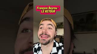 BAYROU LE RETOUR #bayrou #humour #france #drole #politique #gouvernement #ministre #darmanin #borne