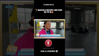 🏆 MANUELA BEATRIZ LIMA PAES NA TV! 🥋🔥A jovem promessa do jiu-jitsu, Manuela Beatriz Lima Paes,