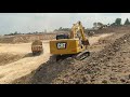 cat320nexi gen ขุดสระใหญ่ความลึก8เมตร