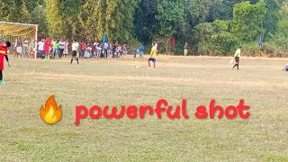 football penalty shot 💥 || Powerful shot 🔥