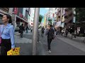 walking from ikebukuro station to sunshine city shopping mall.