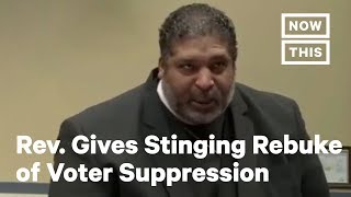 Rev. Dr. Barber Takes On Racist Gerrymandering \u0026 Voter Suppression In Stinging Rebuke | NowThis