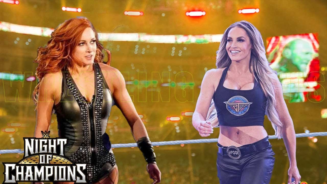 Becky Lynch Vs Trish Stratus Match Night Of Champions Wrestling Fights ...