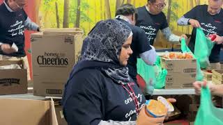 Blessings in a Backpack Chicago Chapter | Molex Packing Event