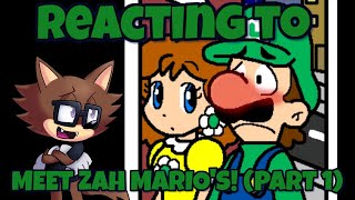 Reacting To Nintendrawer's Meet Zah Mario's Comic Dub! (Part 1)