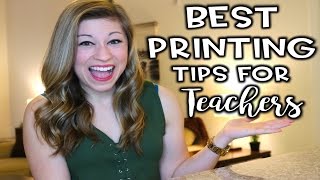 Best Printing Tips for Teachers | That Teacher Life Ep 27