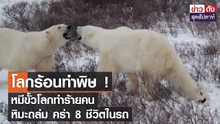 โลกร้อนทำพิษ ! หมีขั้วโลกทำร้ายคน หิมะถล่ม คร่า 8 ชีวิตในรถ | ข่าวดัง สุดสัปดาห์ 21-01-2566