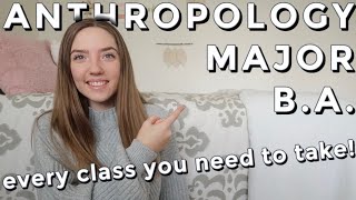 ANTHROPOLOGY B.A. MAJOR REQUIREMENTS | UCLA Anthropology Major Explains | Every Class You Need!