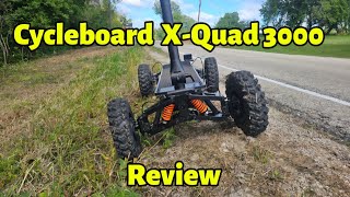 Cycleboard X-quad 3000 review #cycleboard