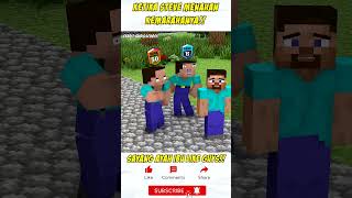 Ketika Steve menahan kemarahanya karena diremehkan!!!‼️😱#shorts #minecraft #game #funny