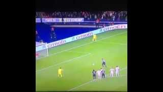 Cavani reaction to Zlatan Ibrahimovic Penalty missed