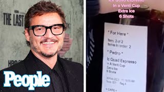 Pedro Pascal's Starbucks Order Goes Viral: 'Daddy Needs His Coffee' | PEOPLE