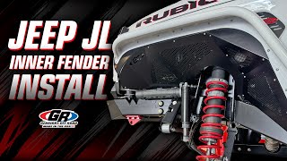 Installing GENRIGHT's New Inner Fenders and Tube Fenders For The JEEP JL Or JT! Step By Step