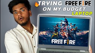 I Run *Free Fire* Game On My Budget Laptop ! | I Am Literally Shocked 😲 |