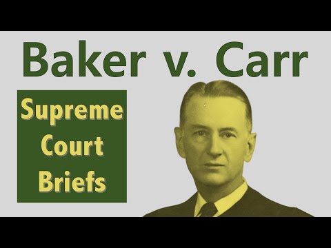 Why did the US Supreme Court against the state of Tennessee in Baker v Carr quizlet?