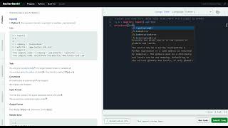 Hackerrank Python Solution #2 Built Ins - Python: Input()