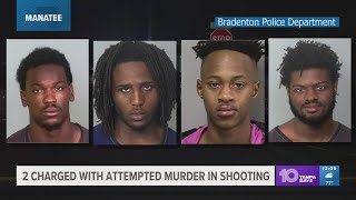 2 people charged with attempted murder in Bradenton shooting
