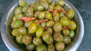 জলপাইয়ের টক ঝাল আচার রেসিপি 🤤jalpai Achar #trending #recipe#Achar