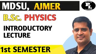 Physics {B.Sc.1st Semester} (MDSU AJMER)#introduction#exam pattern #NEP2020