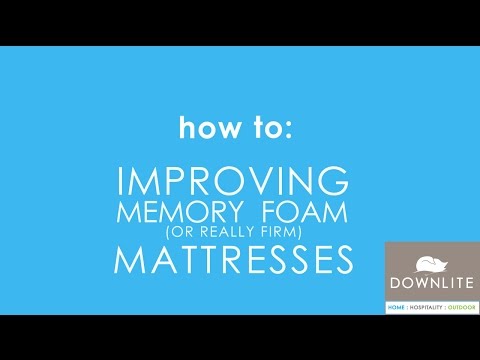 Making A Memory Foam Mattress Softer - By DOWNLITE Making A Memory Foam Mattress Softer - By DOWNLITE