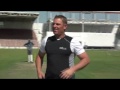 yasir shah bowling session with shane warne at sharjah cricket association stadium