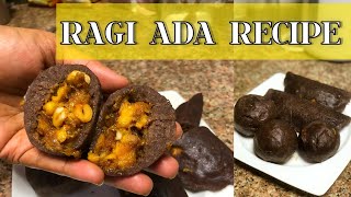 എത്ര കഴിച്ചാലും മതിയാവൂല ഈ റാഗിമധുര അട/Ragi sweet Ada Recipe