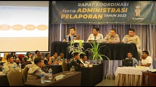 Rapat Koordinasi Tertib Pelaporan Tahun 2022