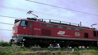 ﾚｯﾄﾞｻﾝﾀﾞｰEF510-16牽引高速貨物4095ﾚ　名古屋→米原→新潟