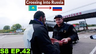 Crossing into Russia 🇷🇺 was Scary and Extremely Difficult S8 EP.42 | Pakistan to Japan Motorcycle