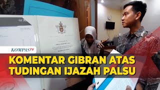 Komentar Gibran Rakabuming Raka atas Tudingan Ijazah Palsu