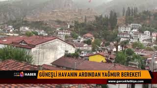 BEKLENEN YAĞMUR SEVİNDİRDİ