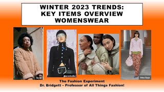22/23 Fall/Winter Trends: Womenswear Forecast