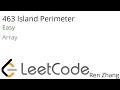 Leetcode 463 Island Perimeter
