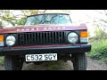 range rover classic 1985 drone footage